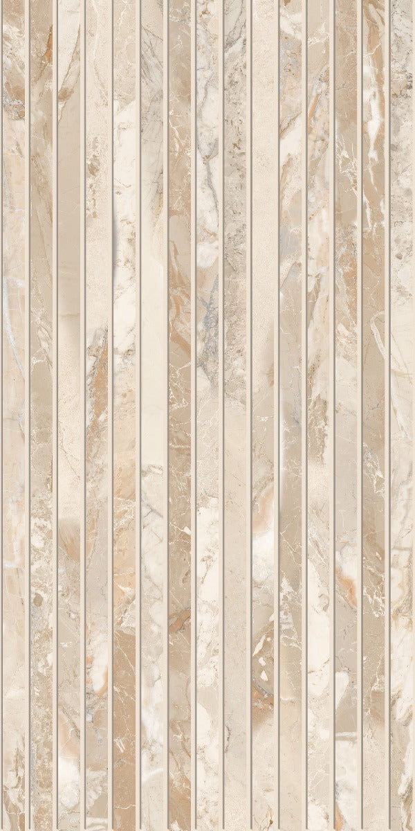 Blend Almond Milled (Ribbed) 60x120cm, porcelain tile at Irwin Tiles, view 10