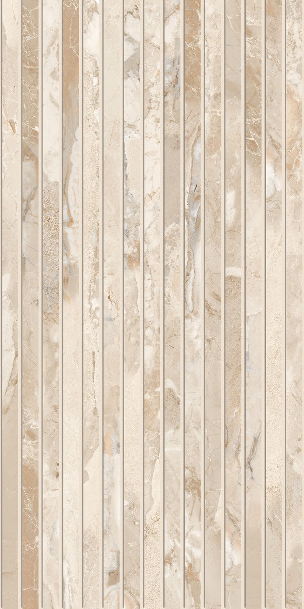 Blend Almond Milled (Ribbed) 60x120cm, matt tile at Irwin Tiles, view 9