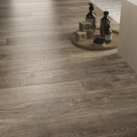 Shizen Cenere 15x120cm, wood effect tile at Irwin Tiles