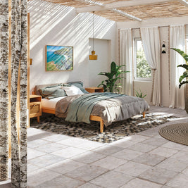 Sugar Cane Bianco 20 x 20cm, matt porcelain tile for bathroom and other wet floors at Irwin Tiles