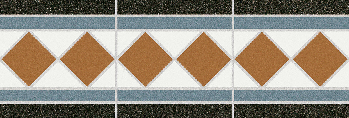 House of Vanity Border Piece HV34 11 x 33cm, matt floor tile at Irwin Tiles