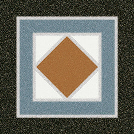 House of Vanity Corner / End Piece HV34 11 x 11cm, matt floor tile at Irwin Tiles