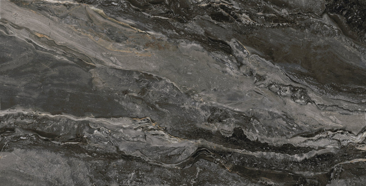 Orobico Dark Polished 75.5 x 151cm, decorative tile at Irwin Tiles