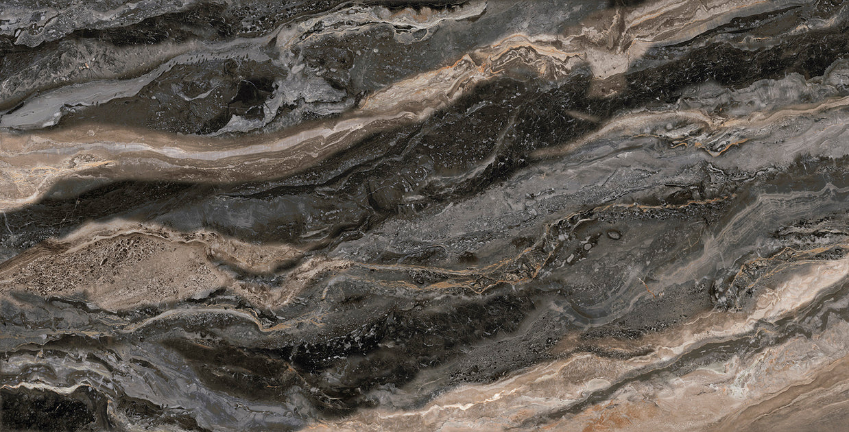 Orobico Book-Matched Polished 76.5 x 151cm (Set of 4 pcs), porcelain tile at Irwin Tiles