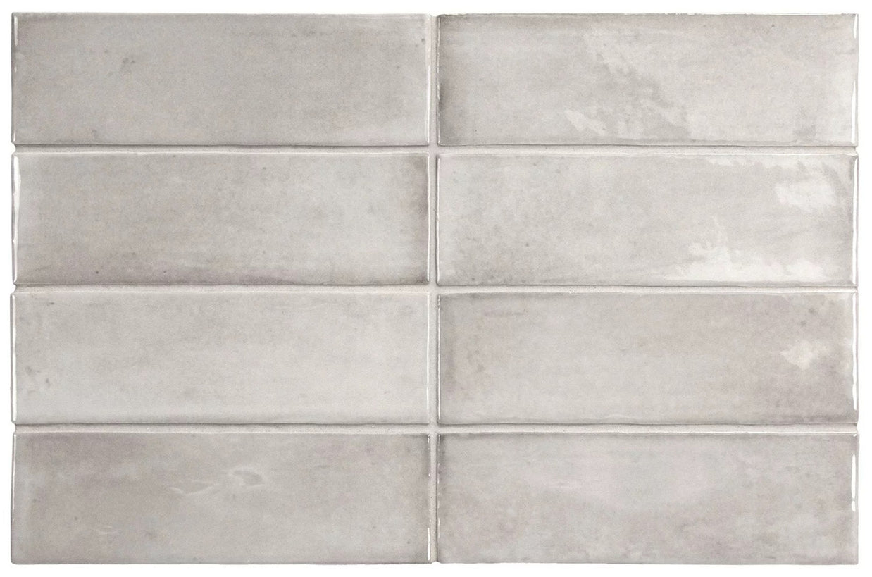 Coco Amber Grey Glossy 5 x 15cm, wall tile at Irwin Tiles