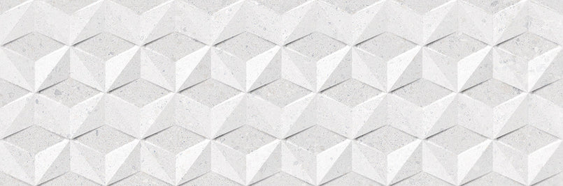 Lakestone Cloud Decor 33 x 100cm, beige matt wall tile at Irwin Tiles