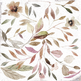 Mayolica Gardens 14.8x14.8cm wall tile, multi-colour gloss, at Irwin Tiles