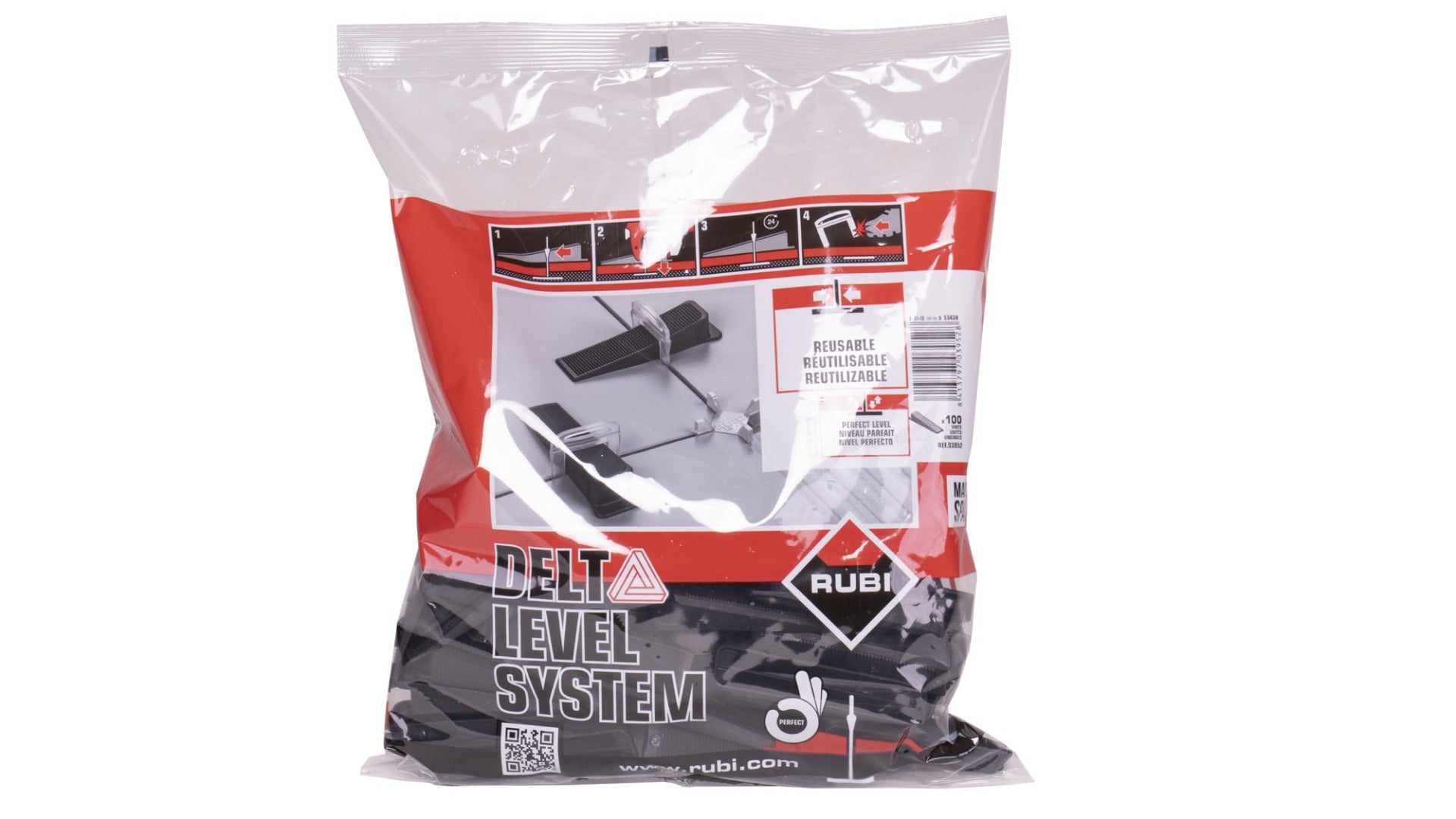 Delta Levelling Wedges 100pk, tile spacer at Irwin Tiles