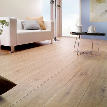 Lady Oak Laminate 8mm All Over Waterproof, matt laminate flooring for kitchens, hallways and living rooms at Irwin Tiles