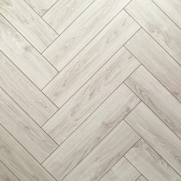 Polar Oak Herringbone Laminate 12mm, matt laminate flooring at Irwin Tiles