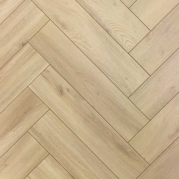 Papyrus Herringbone All Over Water Resistant Laminate 12mm, laminate flooring at Irwin Tiles