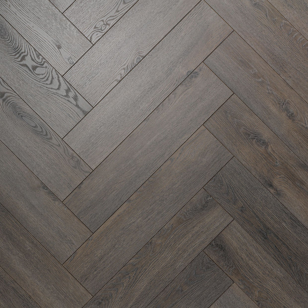 Aronia Oak Herringbone Laminate 12mm