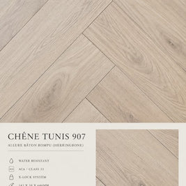Chene Tunis Herringbone Laminate 10mm Water Resistant