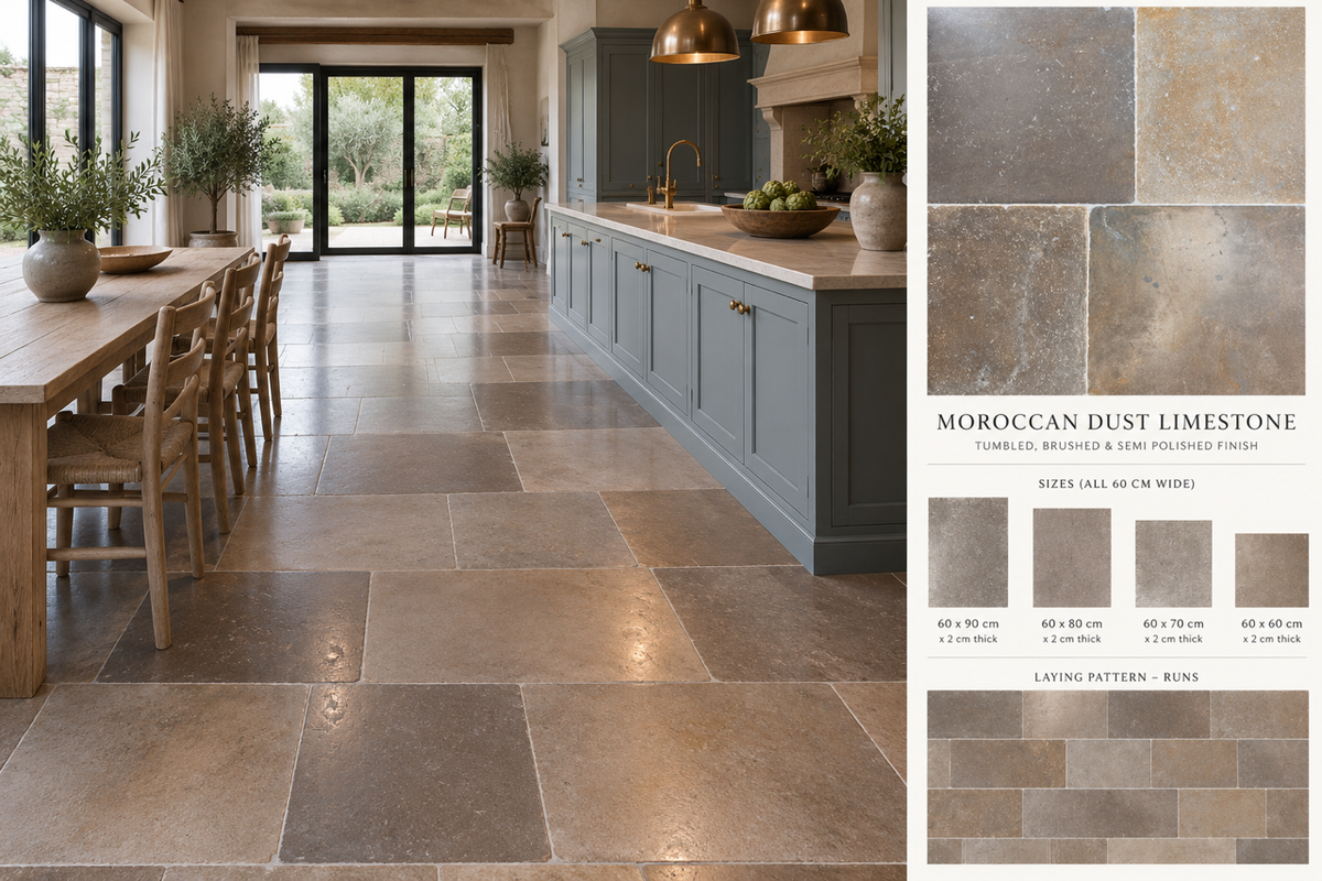 Moroccan Dust Limestone Flagstone
