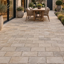 Perla Tumbled Limestone Paver 15x30x3cm
