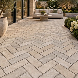 Perla Tumbled Limestone Paver 15x30x3cm