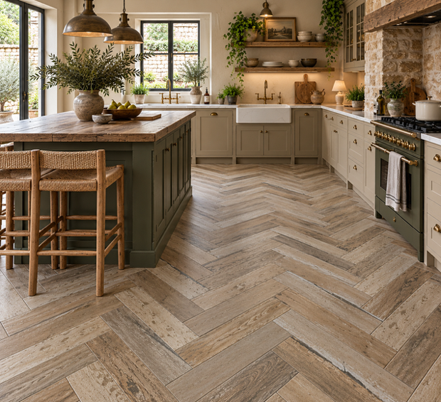 Sail Natural Herringbone 60x10cm