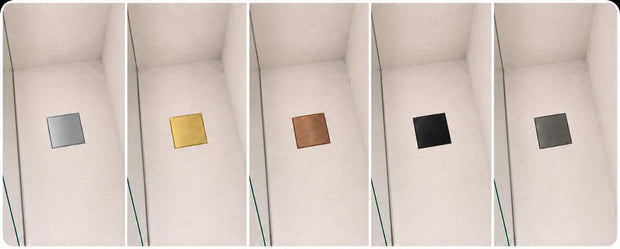 Smart Modula Square Shower Drain 15x15cm (Various Colours Available)