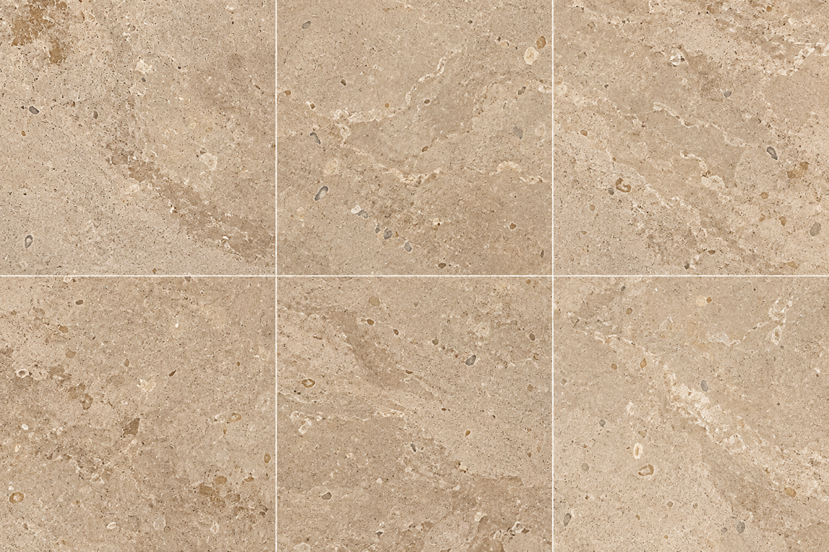Walnut Travertine Marble Polished 60x60cm