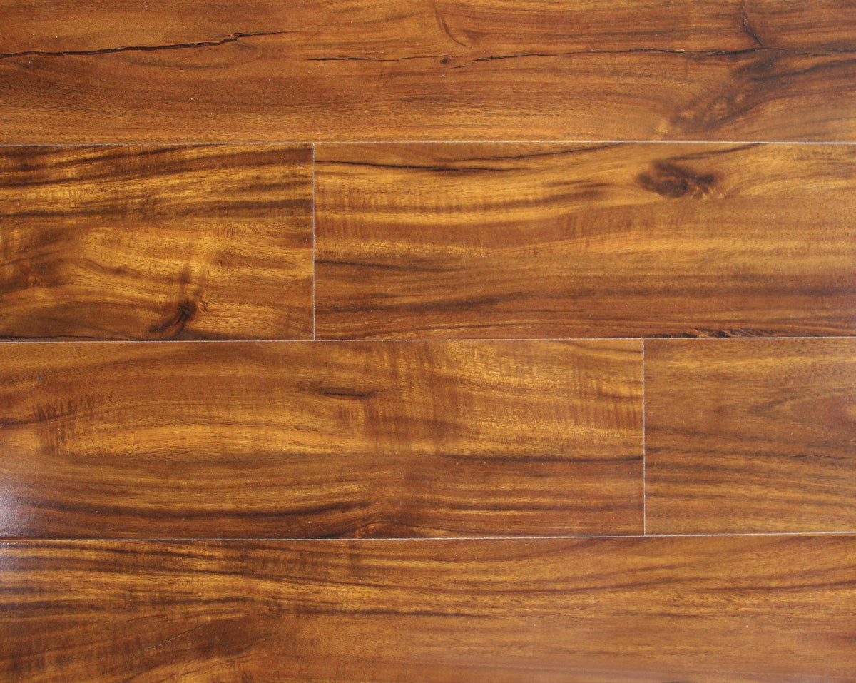 Acacia Walnut High Gloss Laminate 12mm Waterproof, laminate flooring at Irwin Tiles