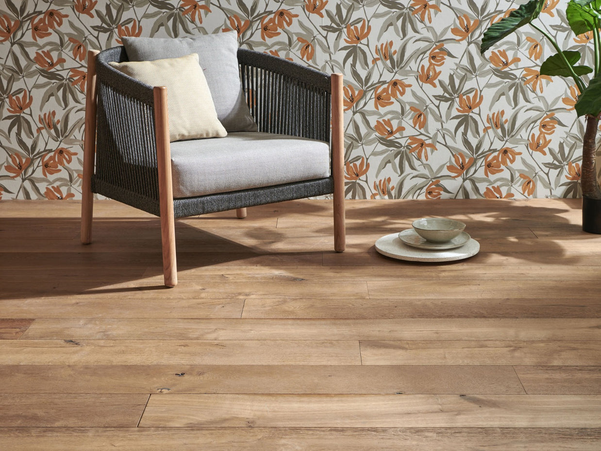 Albi Biscuit 190mm, medium oiled engineered wood flooring at Irwin Tiles