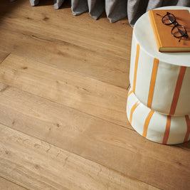 Albi Biscuit 190mm, oiled engineered wood flooring for living rooms, bedrooms and hallways at Irwin Tiles