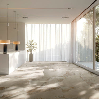 Blend Almond Milled (Ribbed) 60x120cm, tile from Irwin Tiles, Co. Monaghan