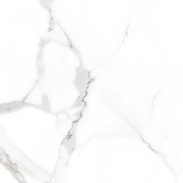 Alsacia 75 x 75cm, white semi-gloss tile at Irwin Tiles