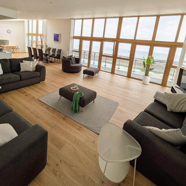 Alta Natural Plank 190mm, oiled engineered wood flooring at Irwin Tiles