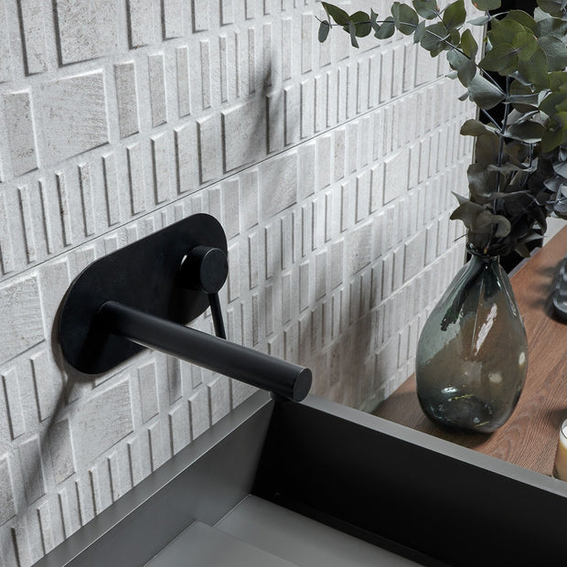 Boulevard Concept Ice Decor 29x100cm, grey matt tile at Irwin Tiles