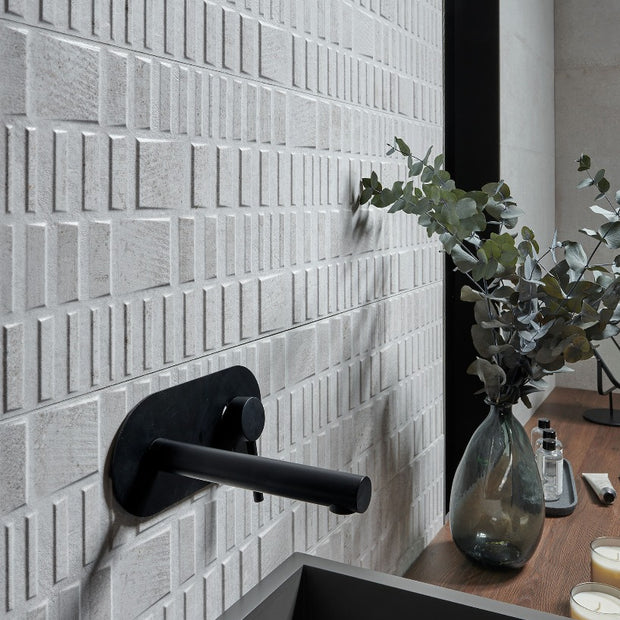Boulevard Concept Ice Decor 29x100cm, ceramic tile at Irwin Tiles