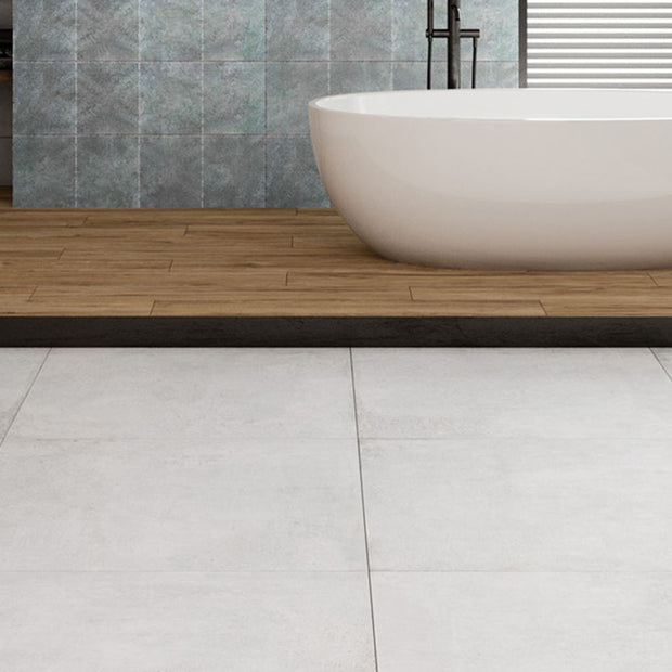 Boulevard Ice 90 x 90cm, grey matt tile at Irwin Tiles