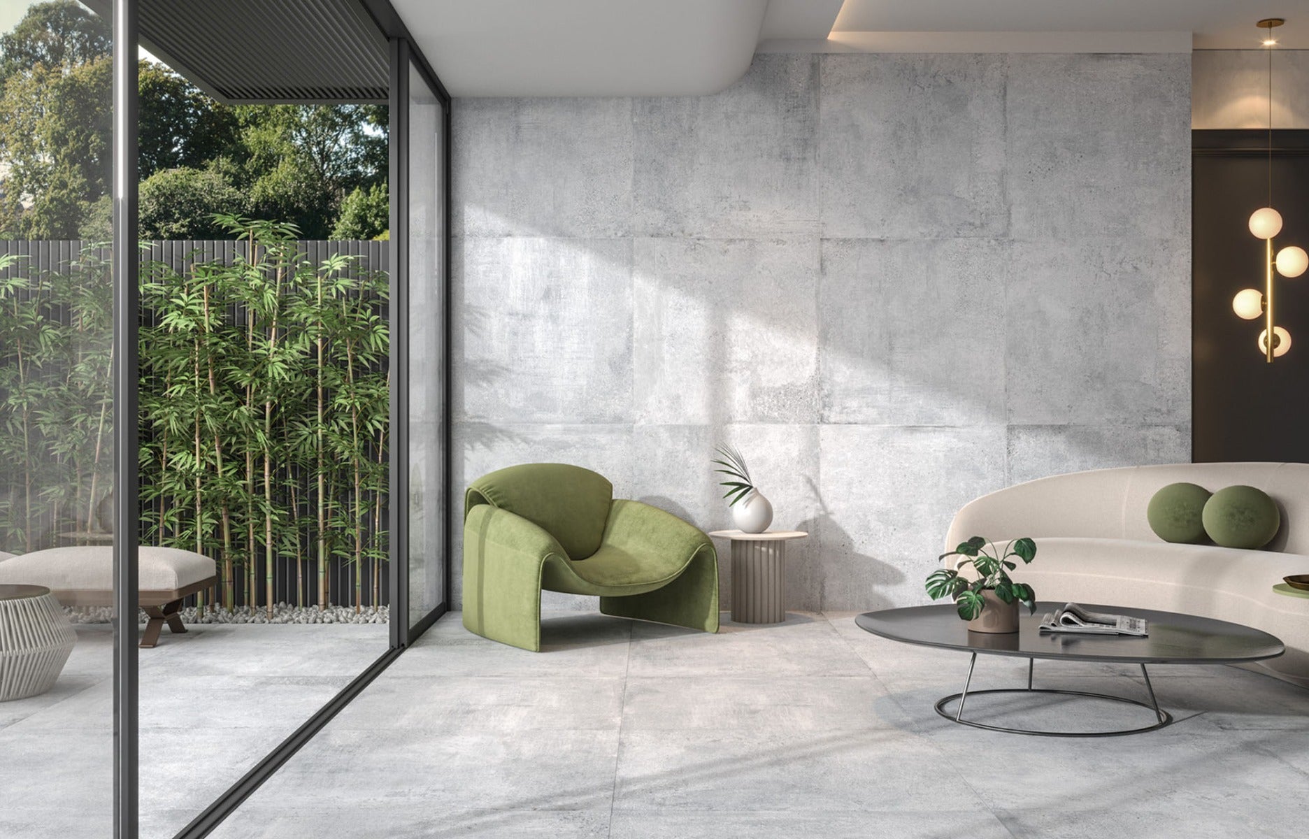 Boulevard Grey 90 x 90cm, matt tile at Irwin Tiles