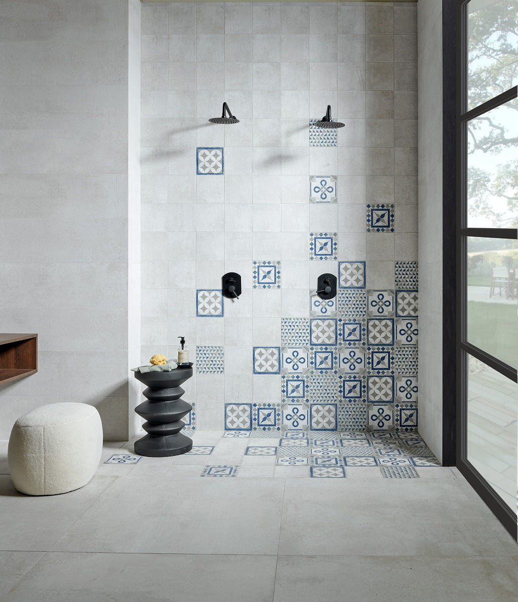 Boulevard Ice 29x100cm, wall tile at Irwin Tiles