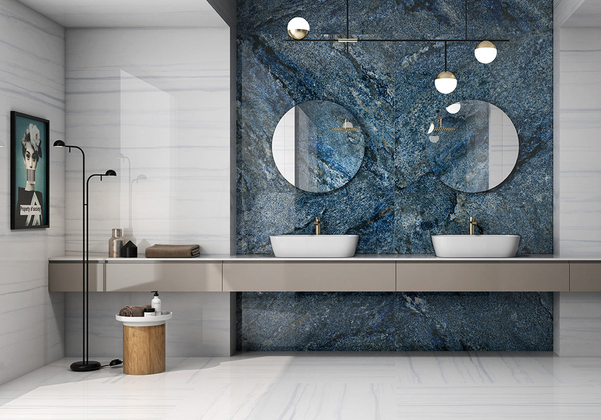 Bahia Azul 120 x 120cm, porcelain tile at Irwin Tiles