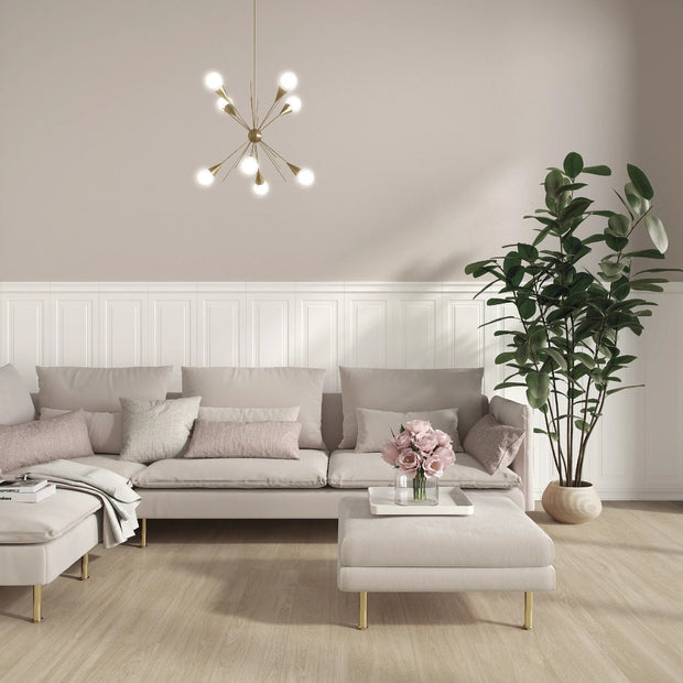 Boiserie Panel Tile Etereo 30x120cm, white matt wall tile at Irwin Tiles