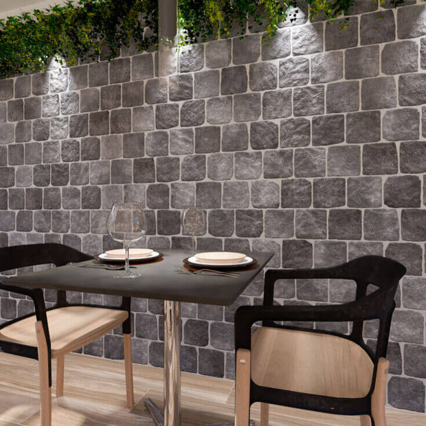 Country Gris 15 x 15cm, matt porcelain tile for bathroom and other wet floors at Irwin Tiles