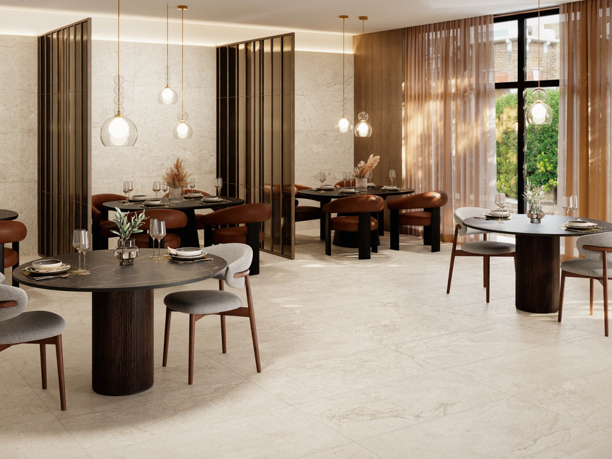 Garona Marfil 60x120cm, matt tile at Irwin Tiles