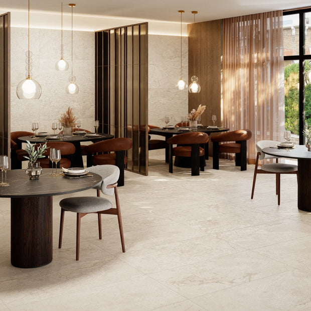 Garona Marfil 60x120cm, matt tile at Irwin Tiles