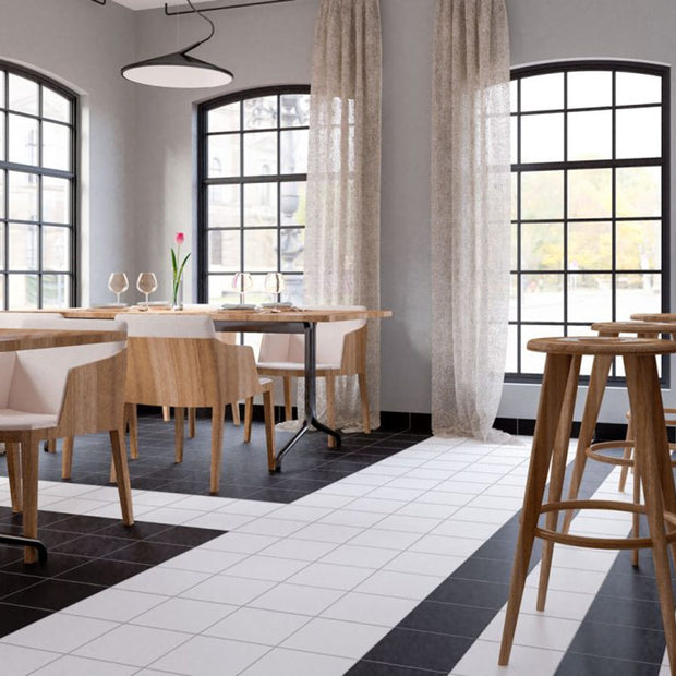 Rubi Blanco 22.5x22.5cm, porcelain tile at Irwin Tiles