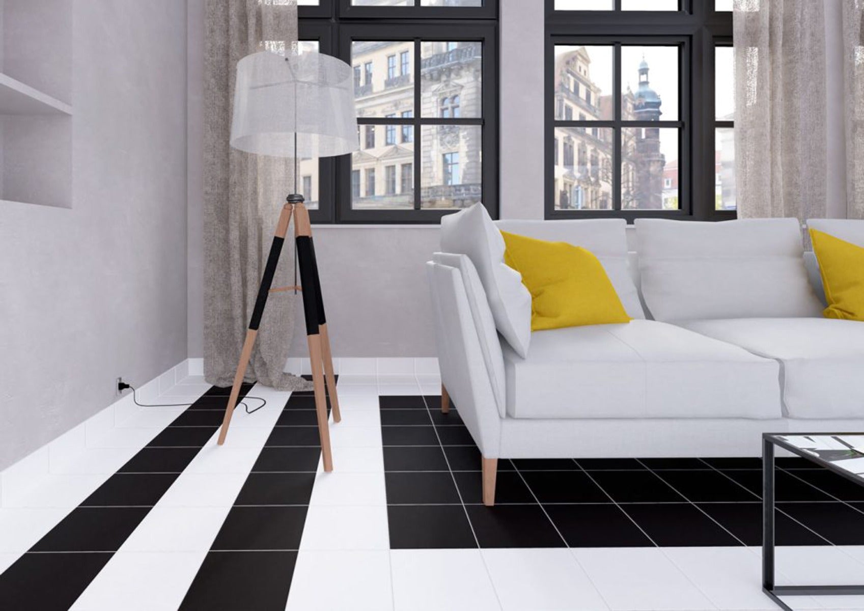 Rubi Negro 22.5x22.5cm, tile from Irwin Tiles, Co. Monaghan