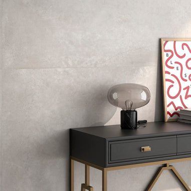 Carnaby Tan 120 x 120cm tile, beige matt, at Irwin Tiles
