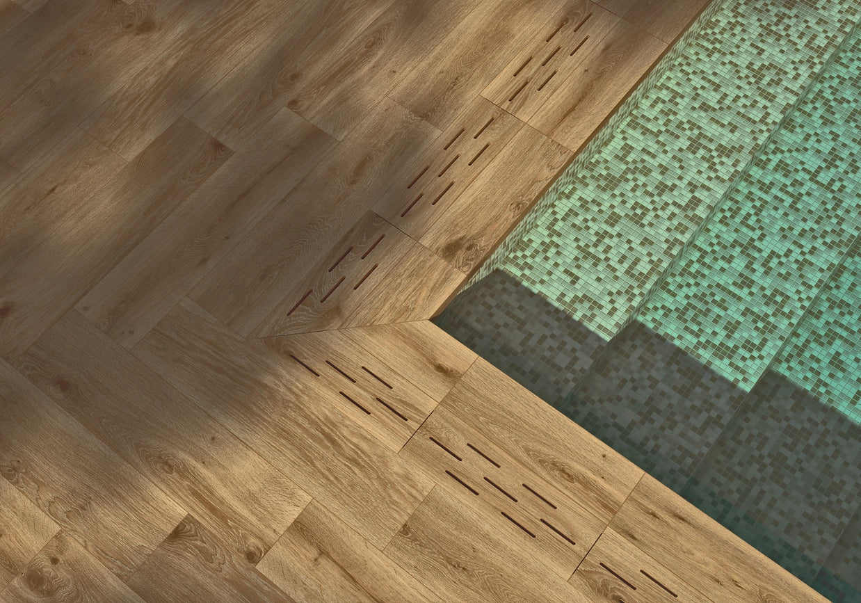Outi Roble Wood Effect 30x120 x 2cm, porcelain paving at Irwin Tiles