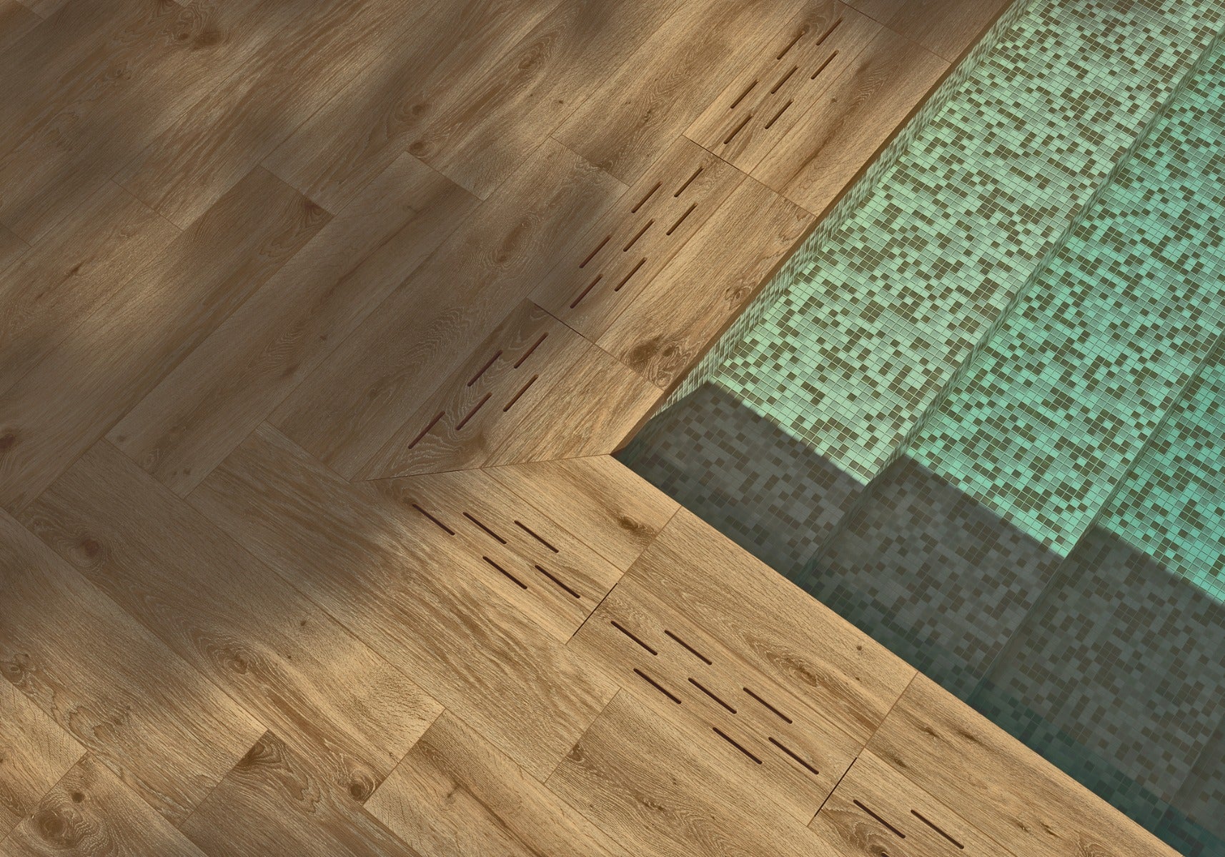 Outi Roble Wood Effect 30x120 x 2cm, porcelain paving at Irwin Tiles