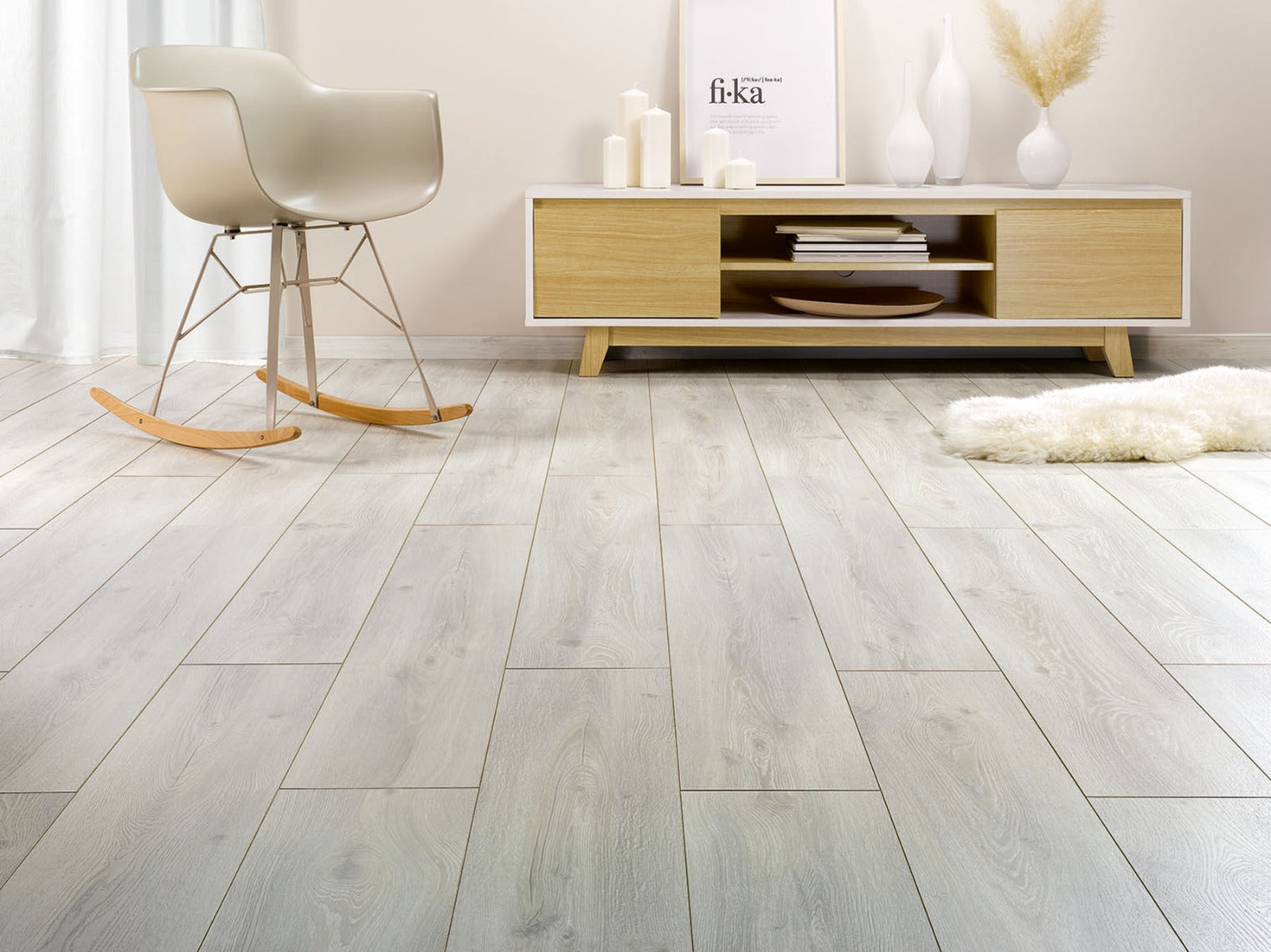 Orion Laminate 12mm All Over Water Resistant, light laminate flooring at Irwin Tiles