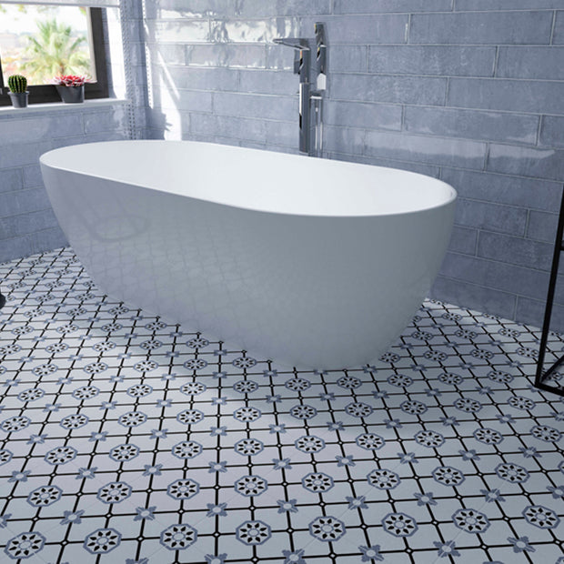 Alba Azul 22.5 x 22.5cm, porcelain tile at Irwin Tiles