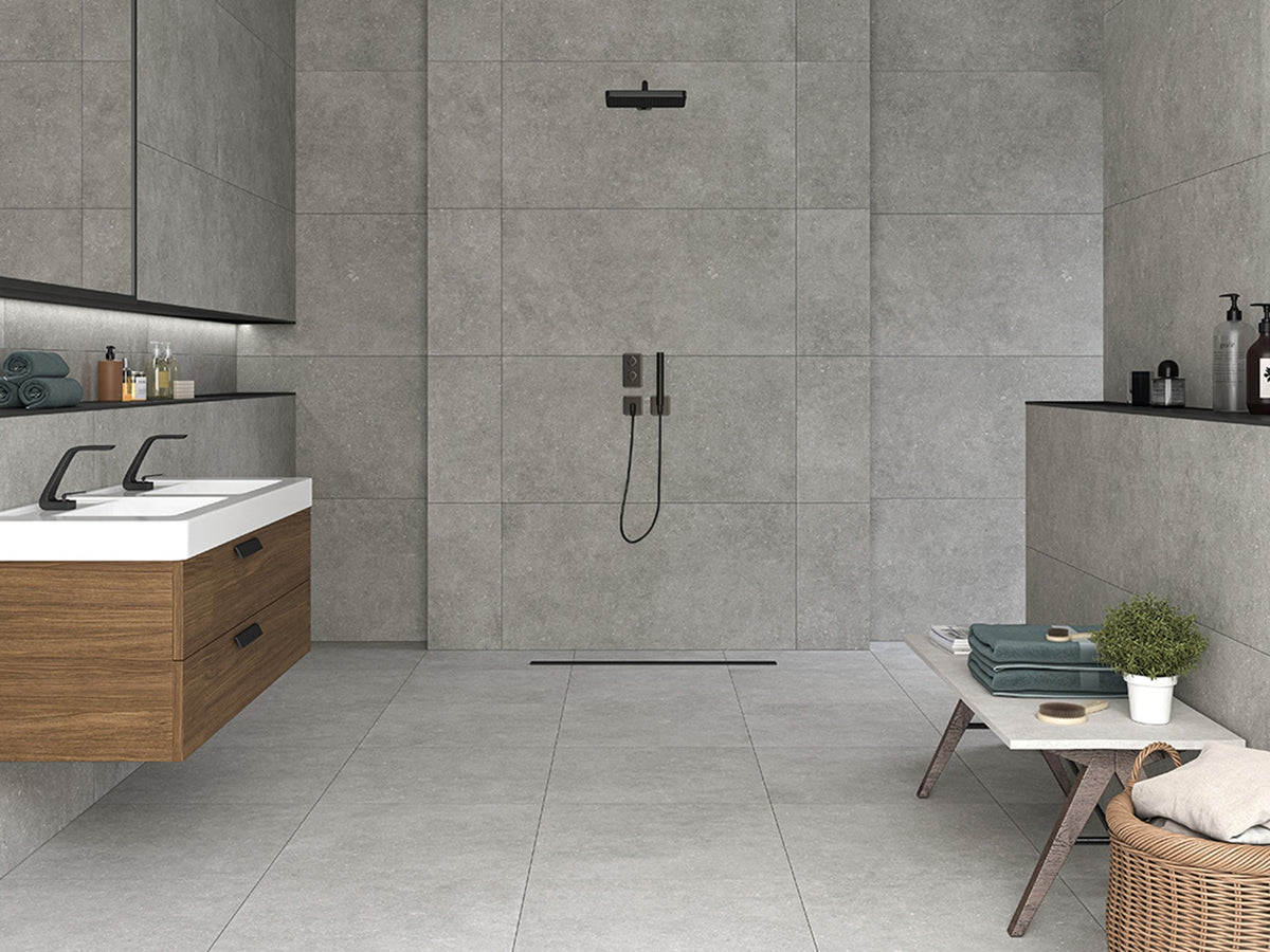 Arenisca Marengo 90x90cm, porcelain tile at Irwin Tiles