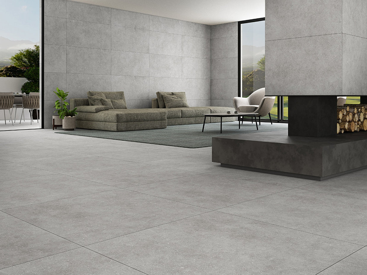 Arenisca Marengo 90x90cm, matt porcelain tile for bathroom and other wet floors at Irwin Tiles