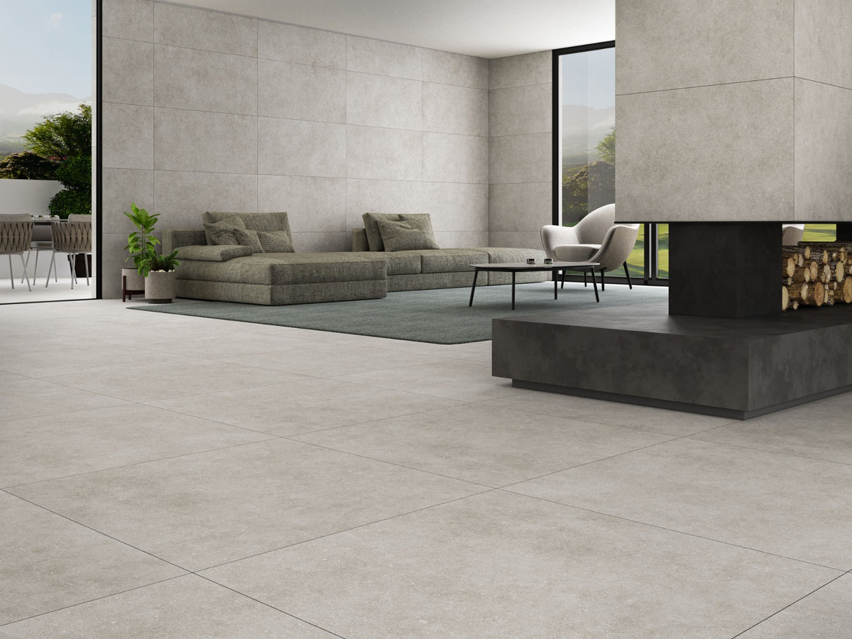 Arenisca Perla 30x90cm, matt tile at Irwin Tiles