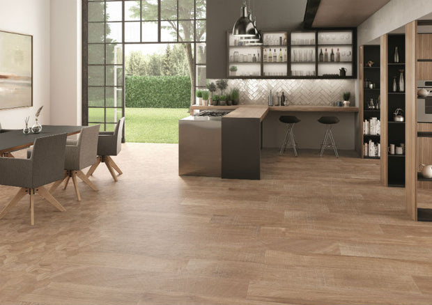 Artwood Natural Wood Effect 20 x 120cm, porcelain tile at Irwin Tiles